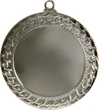 Медаль №22 (Диаметр 70 мм, металл, цвет серебро. Место для вставок: лицевая диаметр 50 мм, обратная сторона диаметр 64 мм)