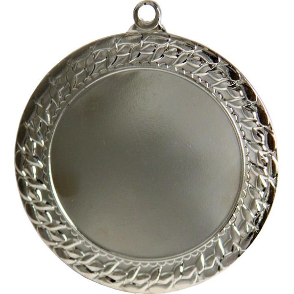 Медаль №22 (Диаметр 70 мм, металл, цвет серебро. Место для вставок: лицевая диаметр 50 мм, обратная сторона диаметр 64 мм)
