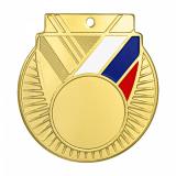 Медаль №3498 (Диаметр 55 мм, металл, цвет золото. Место для вставок: лицевая диаметр 25 мм, обратная сторона размер по шаблону)