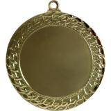 Медаль №22 (Диаметр 70 мм, металл, цвет золото. Место для вставок: лицевая диаметр 50 мм, обратная сторона диаметр 64 мм)