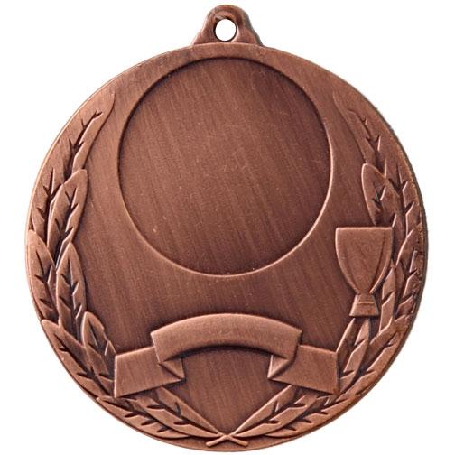 Медаль №52 (Диаметр 50 мм, металл, цвет бронза. Место для вставок: лицевая диаметр 25 мм, обратная сторона диаметр 46 мм)