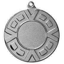 Медаль №151 (Диаметр 50 мм, металл, цвет серебро. Место для вставок: лицевая диаметр 25 мм, обратная сторона диаметр 47 мм)
