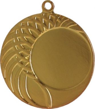 Медаль №6 (Диаметр 40 мм, металл, цвет золото. Место для вставок: лицевая диаметр 25 мм, обратная сторона диаметр 35 мм)
