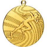 Медаль №92 (Легкая атлетика, диаметр 40 мм, металл, цвет золото. Место для вставок: обратная сторона диаметр 35 мм)