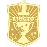 Медаль MZ 133-70/G 1 место (51х70 мм, s-2,5 мм)