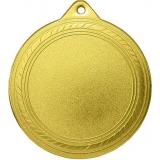 Медаль №201 (Диаметр 70 мм, металл, цвет золото. Место для вставок: лицевая диаметр 50 мм, обратная сторона диаметр 65 мм)