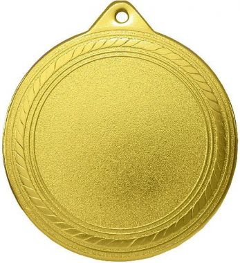 Медаль №201 (Диаметр 70 мм, металл, цвет золото. Место для вставок: лицевая диаметр 50 мм, обратная сторона диаметр 65 мм)