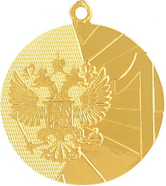 Медаль №121 (1 место, диаметр 40 мм, металл, цвет золото. Место для вставок: обратная сторона диаметр 36 мм)