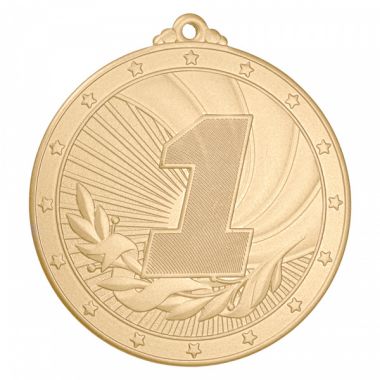 Медаль №1299 (1 место, диаметр 70 мм, металл, цвет золото. Место для вставок: обратная сторона диаметр 65 мм)