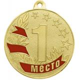 Медаль №2354 (1 место, диаметр 50 мм, металл, цвет золото. Место для вставок: обратная сторона диаметр 45 мм)