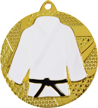 Медаль №927 (Каратэ, диаметр 50 мм, металл, цвет золото. Место для вставок: обратная сторона диаметр 45 мм)