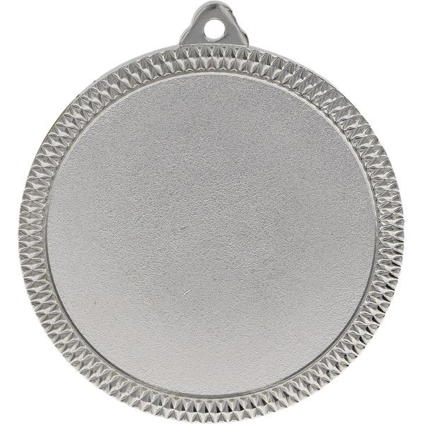 Медаль №844 (Диаметр 60 мм, металл, цвет серебро. Место для вставок: лицевая диаметр 50 мм, обратная сторона диаметр 53 мм)