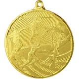 Медаль №126 (Легкая атлетика, диаметр 50 мм, металл, цвет золото. Место для вставок: обратная сторона диаметр 45 мм)