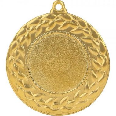 Медаль №37 (Диаметр 45 мм, металл, цвет золото. Место для вставок: лицевая диаметр 25 мм, обратная сторона диаметр 40 мм)