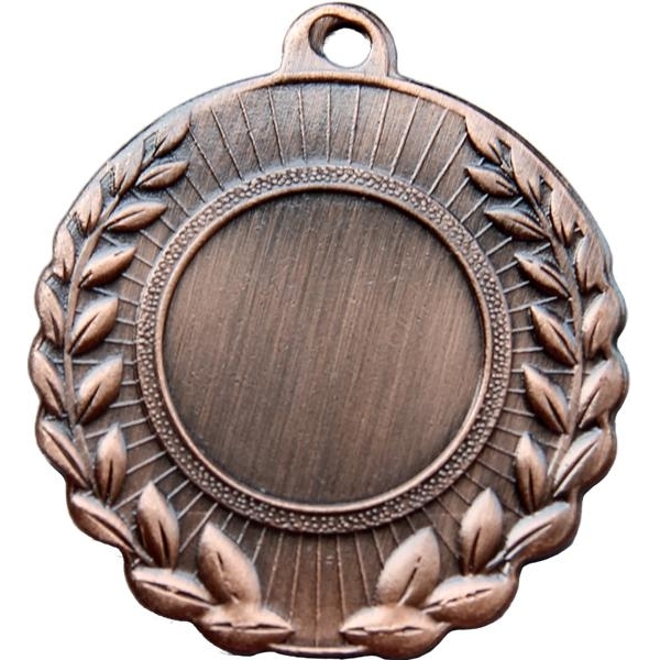 Медаль №29 (Диаметр 50 мм, металл, цвет бронза. Место для вставок: лицевая диаметр 25 мм, обратная сторона размер по шаблону)