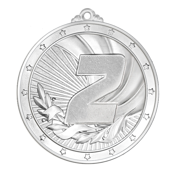 Медаль №2255 (2 место, диаметр 70 мм, металл, цвет серебро. Место для вставок: обратная сторона диаметр 65 мм)