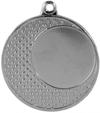 Медаль №61 (Диаметр 40 мм, металл, цвет серебро. Место для вставок: лицевая диаметр 25 мм, обратная сторона диаметр 36 мм)