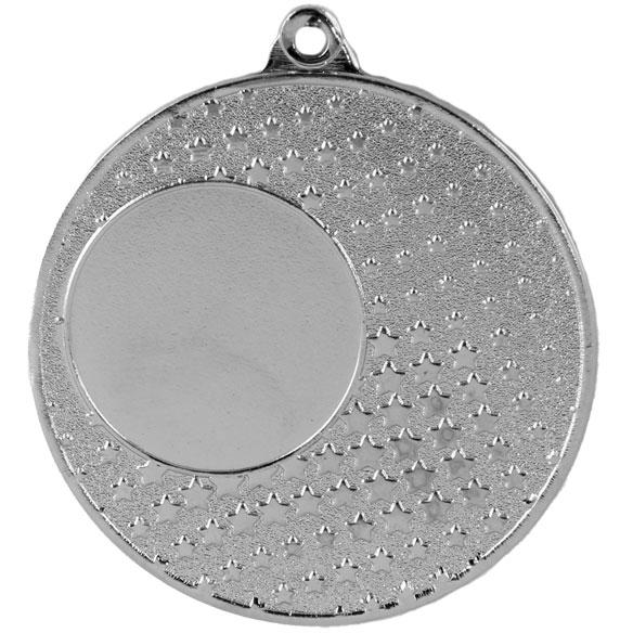 Медаль №131 (Диаметр 50 мм, металл, цвет серебро. Место для вставок: лицевая диаметр 25 мм, обратная сторона диаметр 46 мм)