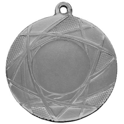 Медаль №3530 (Диаметр 50 мм, металл, цвет серебро. Место для вставок: лицевая диаметр 25 мм, обратная сторона диаметр 46 мм)