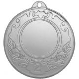 Медаль №1041 (2 место, диаметр 50 мм, металл, цвет серебро. Место для вставок: лицевая диаметр 25 мм, обратная сторона диаметр 45 мм)