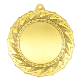 Медаль №2261 (Диаметр 80 мм, металл, цвет золото. Место для вставок: лицевая диаметр 50 мм, обратная сторона диаметр 65 мм)