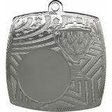 Медаль №3560 (Размер 50x50 мм, металл, цвет серебро. Место для вставок: лицевая диаметр 25 мм, обратная сторона размер по шаблону)