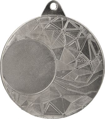 Медаль №834 (Диаметр 50 мм, металл, цвет серебро. Место для вставок: лицевая диаметр 25 мм, обратная сторона диаметр 45 мм)