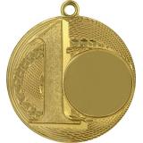 Медаль №920 (1 место, диаметр 50 мм, металл, цвет золото. Место для вставок: лицевая диаметр 25 мм, обратная сторона диаметр 46 мм)