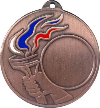 Медаль №195 (Диаметр 50 мм, металл, цвет бронза. Место для вставок: лицевая диаметр 25 мм, обратная сторона диаметр 45 мм)