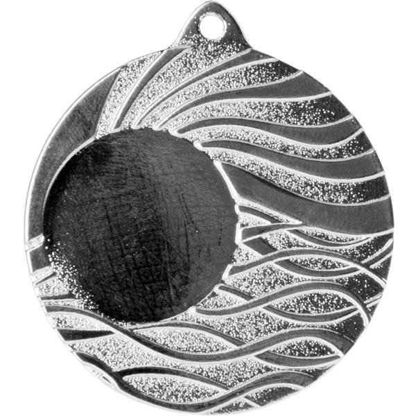 Медаль №15 (Диаметр 50 мм, металл, цвет серебро. Место для вставок: лицевая диаметр 25 мм, обратная сторона диаметр 46 мм)