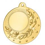Медаль №2243 (Диаметр 50 мм, металл, цвет золото. Место для вставок: лицевая диаметр 25 мм, обратная сторона диаметр 45 мм)