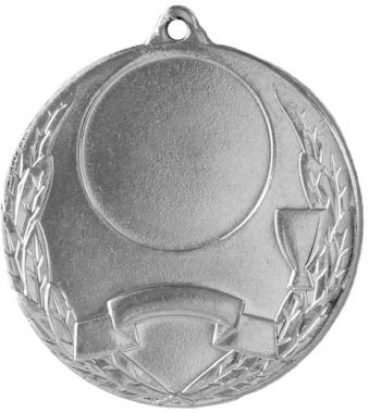 Медаль №52 (Диаметр 50 мм, металл, цвет серебро. Место для вставок: лицевая диаметр 25 мм, обратная сторона диаметр 46 мм)