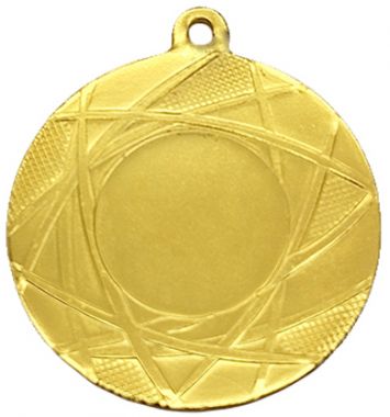 Медаль №3530 (Диаметр 50 мм, металл, цвет золото. Место для вставок: лицевая диаметр 25 мм, обратная сторона диаметр 46 мм)