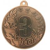Медаль №1279 (3 место, диаметр 50 мм, металл, цвет бронза. Место для вставок: обратная сторона диаметр 45 мм)