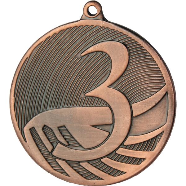 Медаль №86 (3 место, диаметр 50 мм, металл, цвет бронза. Место для вставок: лицевая диаметр 25 мм, обратная сторона диаметр 45 мм)