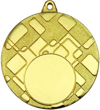 Медаль №78 (Диаметр 50 мм, металл, цвет золото. Место для вставок: лицевая диаметр 25 мм, обратная сторона диаметр 46 мм)