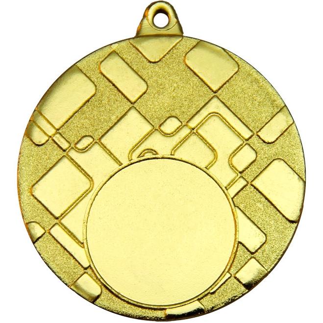 Медаль №78 (Диаметр 50 мм, металл, цвет золото. Место для вставок: лицевая диаметр 25 мм, обратная сторона диаметр 46 мм)