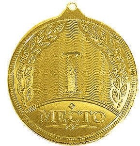 Медаль №204 (1 место, диаметр 50 мм, металл, цвет золото. Место для вставок: обратная сторона диаметр 45 мм)