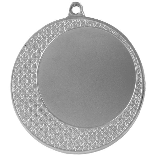 Медаль №66 (Диаметр 70 мм, металл, цвет серебро. Место для вставок: лицевая диаметр 50 мм, обратная сторона размер по шаблону)