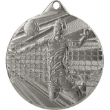 Медаль №946 (Волейбол, диаметр 50 мм, металл, цвет серебро. Место для вставок: обратная сторона диаметр 45 мм)
