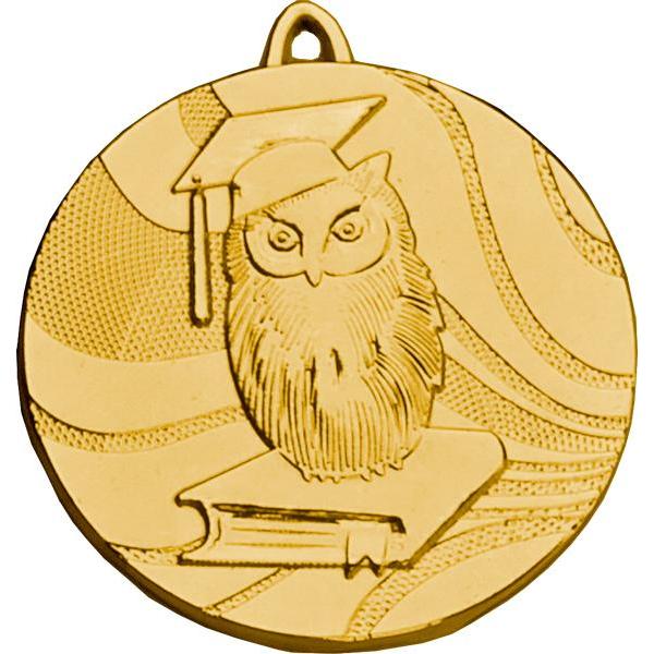 Медаль №120 (Образование, диаметр 50 мм, металл, цвет золото. Место для вставок: обратная сторона диаметр 45 мм)