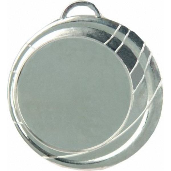 Медаль №49 (Диаметр 70 мм, металл, цвет серебро. Место для вставок: лицевая диаметр 50 мм, обратная сторона диаметр 58 мм)