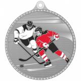 Медаль №3626 (Хоккей, диаметр 55 мм, металл, цвет серебро)