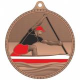 Медаль №3612 (Гребля, диаметр 55 мм, металл, цвет бронза. Место для вставок: обратная сторона диаметр 40 мм)