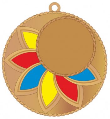 Медаль №2431 (Диаметр 50 мм, металл, цвет бронза. Место для вставок: лицевая диаметр 25 мм, обратная сторона диаметр 45 мм)