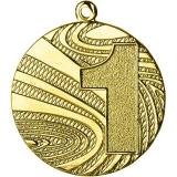 Медаль №2500 (1 место, диаметр 40 мм, металл, цвет золото. Место для вставок: обратная сторона диаметр 35 мм)