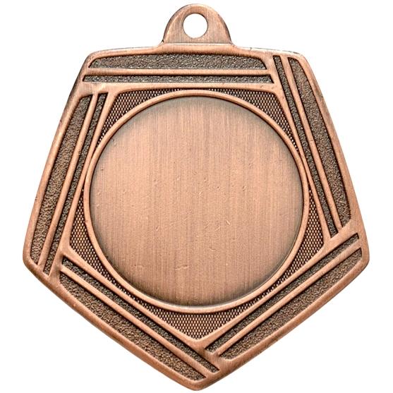 Медаль №3289 (Диаметр 45 мм, металл, цвет бронза. Место для вставок: лицевая диаметр 25 мм, обратная сторона размер по шаблону)