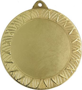 Медаль №2507 (Диаметр 70 мм, металл, цвет золото. Место для вставок: лицевая диаметр 50 мм, обратная сторона диаметр 65 мм)
