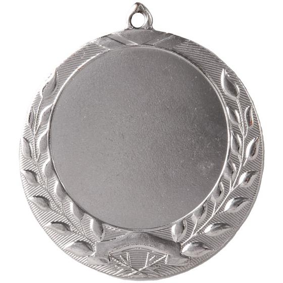 Медаль №50 (Диаметр 70 мм, металл, цвет серебро. Место для вставок: лицевая диаметр 50 мм, обратная сторона диаметр 65 мм)
