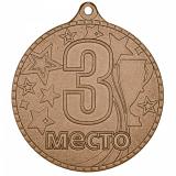 Медаль №3645 (3 место, диаметр 55 мм, металл, цвет бронза. Место для вставок: обратная сторона диаметр 40 мм)